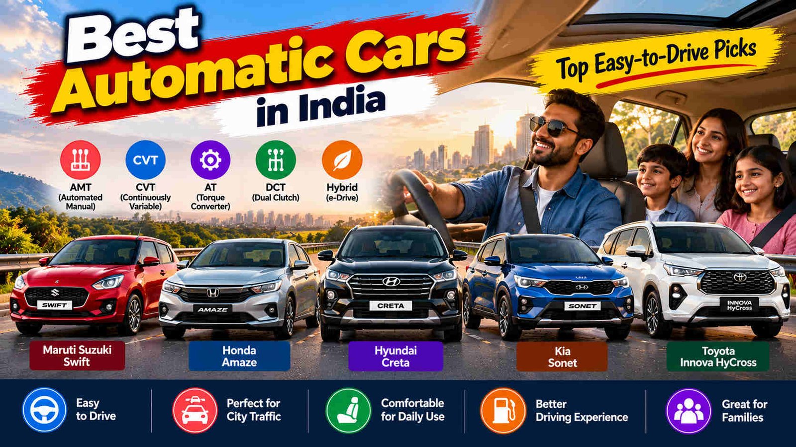 Best Automatic Cars in India: Top Easy-to-Drive Picks